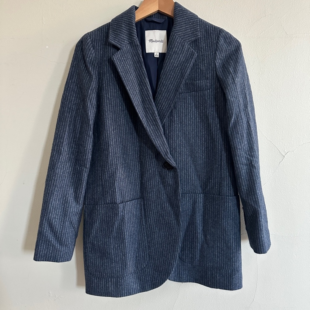 Madewell wool blazer jacket - size xs